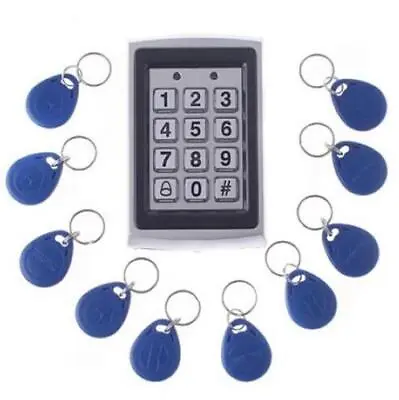 Metal Password Keypad RFID Card Reader Door Access Control Security System • £25.99