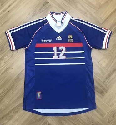 Fifa World Cup Final 98 Brazil Vs France Thierry Henry Official Garment L • £150