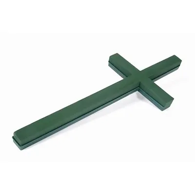Crosses Plastic Backed Oasis Wet Floral Foam In Various Sizes Funeral Tribute • £11.99