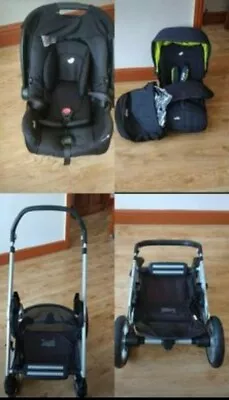 Joie 3in1 Travel System Pushchair With Car Seat And Base • £200