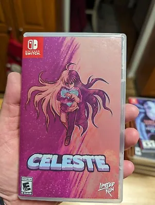 Celeste Nintendo Switch Limited Run Games Reading Card Foil Cover OOP LRG • $69.99