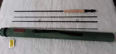 CABELA'S ARMY  GREEN FLY FISHING ROD MODEL WITH CLOTH CASE & TUBE .8 6 5wt • $100