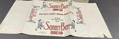 1929 Copywright SONNY BOY SLICED Bread Paper Wrapper Build Vim-Vigor Vitality  • $16.99