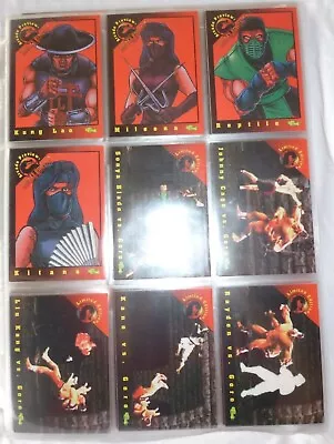 Classic Mortal Kombat 1994 Midway Trading Cards P1-P4 LE1-LE5 CE7 CE10 Set/100 • $99.99