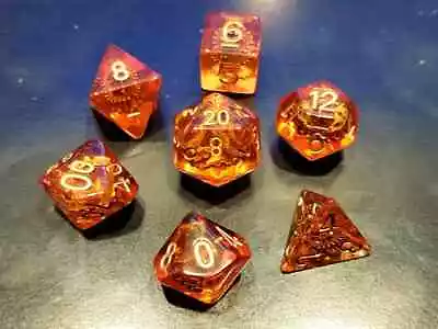 Gearforged Steampunk 7 Dice Set Polyhedral RPG DnD Dungeons Dragons D20 AD&D • $14.99