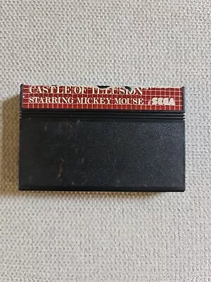 Castle Of Illusion Starring Mickey Mouse Sega Master System *Cartridge Only*  • $25