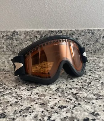 Oakley Frame Snow Goggle Black Frame Orange Lens Ski Board Goggles • $13.99