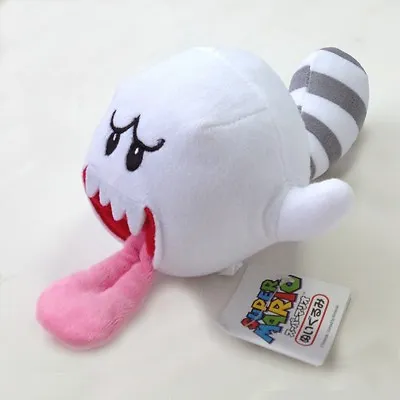 Super Mario Bros 3D Land Plush Tanooki Tail Boo Ghost Soft Toy Stuffed Animal 5“ • $7.99