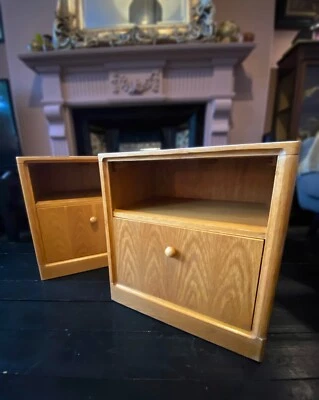 £300 • Buy Mid Century Avalon Meredew Teak Vintage Bedside Cabinets Retro Styling 