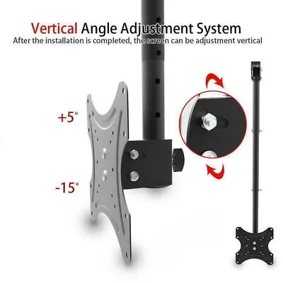 Full Motion Ceiling TV Wall Mount Bracket For 20 26 32 36 40 42 46 50 55 LED LCD • $23.59