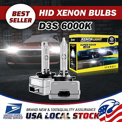 2pcs New Oem D3s 6000k 66340 66340hbi 42403 42302 Hid Xenon Headlight Bulbs Set • $18.89