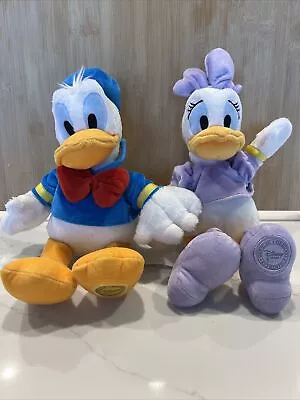 A113 Disney Donald Duck & Daisy Duck Mickey Friends Plush 15  Stuffed Toy Lovey • $14.99