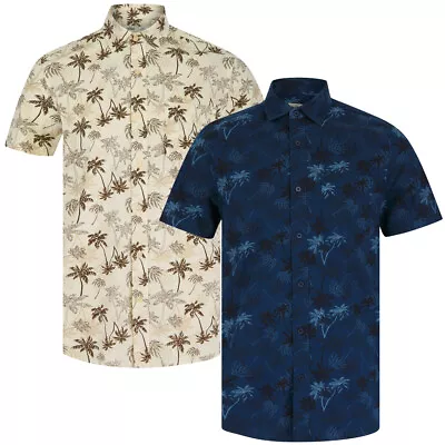 Tokyo Laundry Hawaiian Shirt Tropical Floral Print Short Sleeve Cotton Summer • £19.99