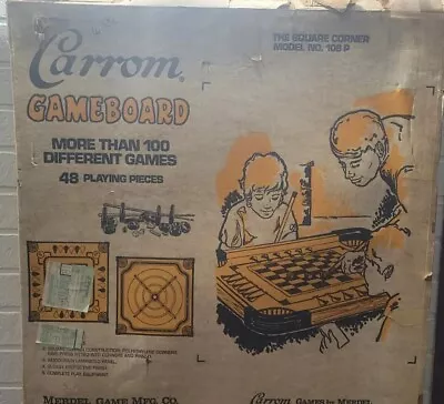 Vtg Carrom Game Board Table Model No. 108P • $74