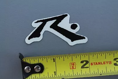 Rusty Surfboards Clothing Clear Black OG Small V54A Vintage Surfing STICKER • $14