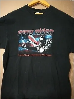 $20 • Buy Vintage Easy Rider 2002 MotorCycle Graphic  Print T-Shirt  Size XL.  
