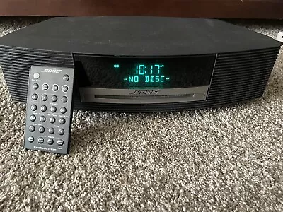 Bose Wave Music System AM/FM CD Player Clock Radio W Remote **READ** • $125