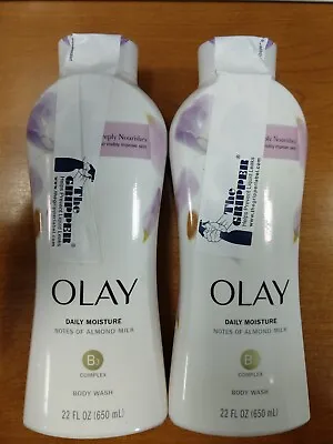 2 Pack: Olay Daily Moisture W B3 Complex Almond Milk Body Wash 22oz NEW E2D • $26.99