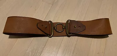 Miss Sixty Brown Leather & Wide Belt Made In Italy • $34.99