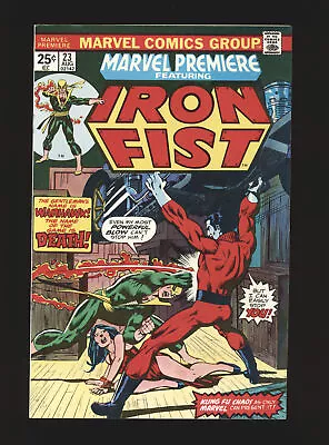 Marvel Premiere # 23 - Iron Fist 1st Rafael Scarfe & Warhawk VF/NM Cond. • $5.50