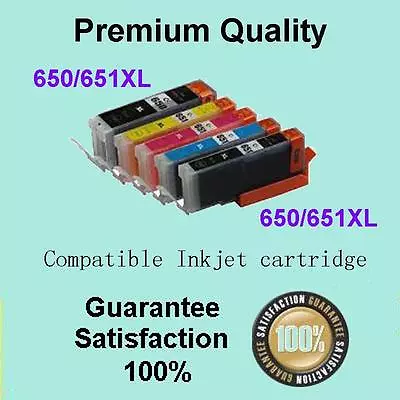 10x Canon Compatible PGI-650XL CLI-651XL Pixma MG5460 MG6360 IP7260 MX926 MG5560 • $18.99