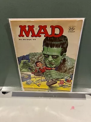 Mad Magazine #89 September 1964 Frankenstein Cover Norman Mingo🔥 • $12