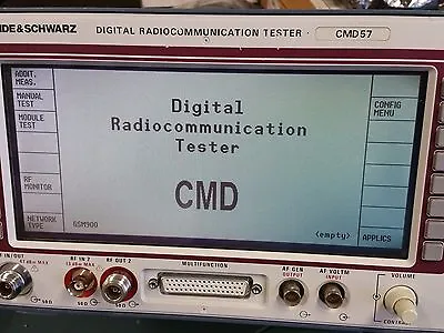 $395 • Buy Rohde & Schwarz CMD 57 Digital Communication Tester With Options