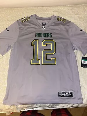 Nike NFL Jersey Green Bay Packers Aaron Rogers #12 Green Size XL Gray Jersey • $60