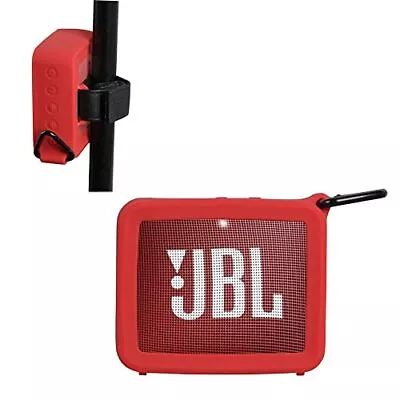 JBL Go 2 Bluetooth Speaker Protection Storage Silica Gel Shell-Hermitshell Red • $70.82