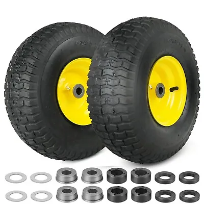 2PCS 15x6.00-6 Lawn Mower Front Tires 15x6-6 For Craftsman/John Deere/Cub Cadet • $82.99