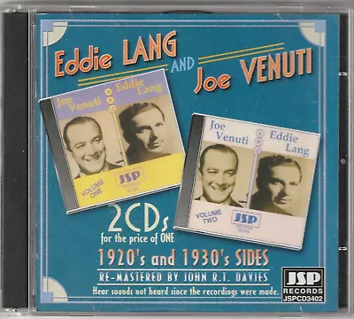 Eddie Lang & Joe Venuti - 1920's/1930's - 2 Disc - CD • £4.75