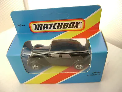 1981 Matchbox Lesney Superfast Mb44 Black Citroen 15 New In Box • $9.99