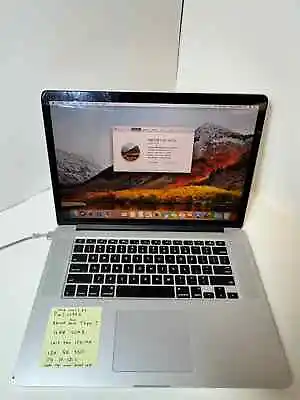 Apple MacBook Pro 2014 A1398 15  I7 2.2GHz 16GB RAM 120GB SSD 🔋 61 Cycles - HVD • $152.72