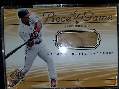 2000 Ud Sp Manny Ramirez Game Used Bat Card Red Soxs Indians  • $6.99