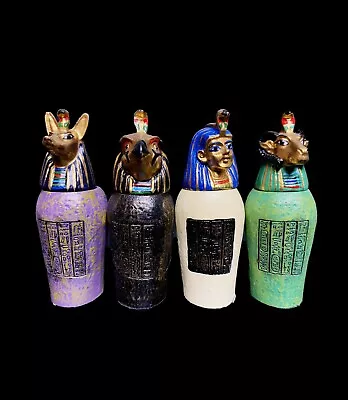The Smallest Canopic Jars Made From Heavy Stone With The Old Touching • £70.26
