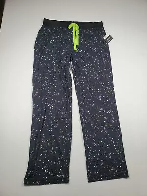 $10 • Buy Womens Black Cat Stars Halloween Sleep Pants Pajama Bottoms Small