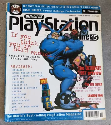 Official UK PlayStation Magazine - January 1997 - Issue 15 - No Demo Disc • £14.95