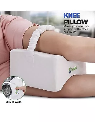 Full Knee Support Orthopedic Memory Foam Leg Pillow For Circulation & Alignment • £9.99