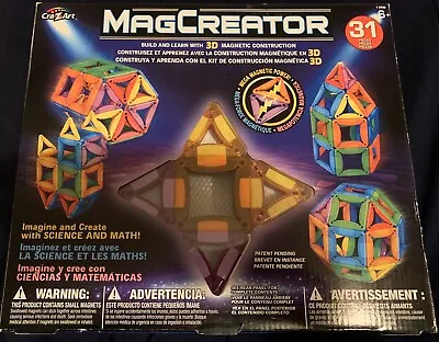 Magcreator 31 Piece Magnetic Construction Set NEW • $19.99