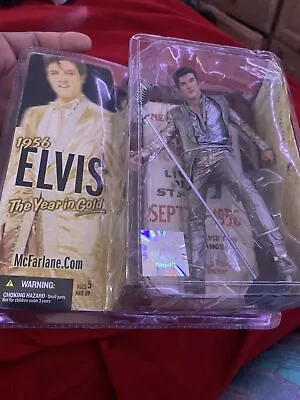 2005 McFarlane  Elvis Presley 4 1956 The Year In Gold  #12522  New • $23