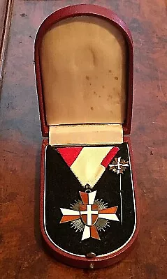 Order Austria Wien Merit Service Cross + Mini Medal With Original Box Österreich • $299