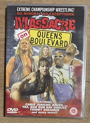 ECW - Massacre On Queens Boulevard   NEW SEALED DVD (2002)   EB21 • £24.99