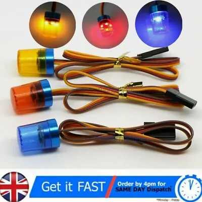 Ultra Bright LED Lights Flashing Rotating Light For RC Car Crawlers - Colours • £7.99