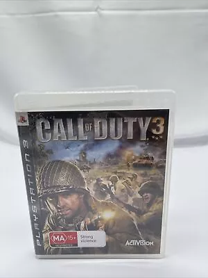 Call Of Duty 3 PS3 PlayStation 3 Sony PAL Complete VGC Aus Seller Fast Post • $22.13