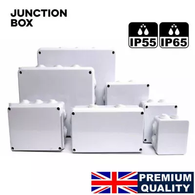£5.55 • Buy Ip65 Waterproof Junction Box Enclosure Terminal Electric Cable Connector Outdoor