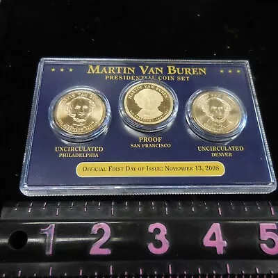 2008 Martin Van Buren  Official Day Of Issue Presidential Coin Set  • £11.57