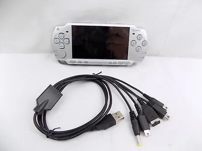 Like New PSP 2000 Playstation Portable Ice Silver Handheld Console Inc Charger • $159