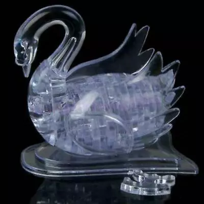 3D DIY Crystal Puzzle Jigsaw Model Swan IQ Toy Furnish Gadget Souptoy Gift • £9.37