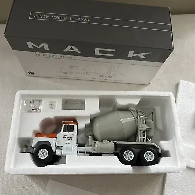 MACK R- MODEL MIXER 1:34 Scale DieCast 1st First Gear Casilio Cement Mixer NIB • $56