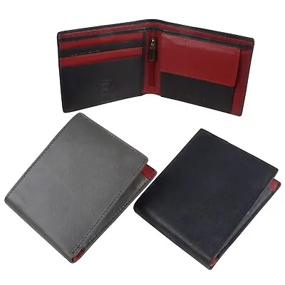 Mens London Leather Goods Bi Fold RFiD Watlet • £14.99